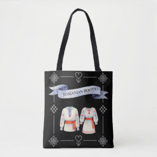 Rumänisches Roots Folk Kostüm Traditionelle Kleidu Tasche