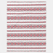 Rumänisches traditionelles Motiv "The Stars" Fleecedecke (Vorderseite)