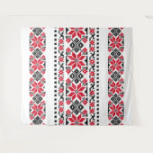 Rumänisches traditionelles Motiv "The Stars" Wandteppich (Vorderseite (Horizontal))