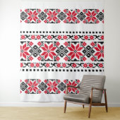 Rumänisches traditionelles Motiv "The Stars" Wandteppich (Beispiel)