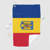 Rumänisches Wappen Golfhandtuch (Insitu)