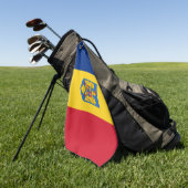 Rumänisches Wappen Golfhandtuch (Gras)