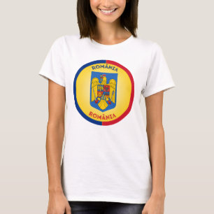 Rumänisches Wappen Kreisform T-Shirt