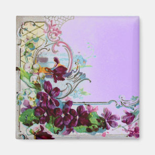 RUMÄNTICA Wirbel der Blumenwirtschaft Lila Stiefmü Magnet