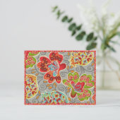 Rumba Dance - Gray Postcard Postkarte (Stehend Vorderseite)
