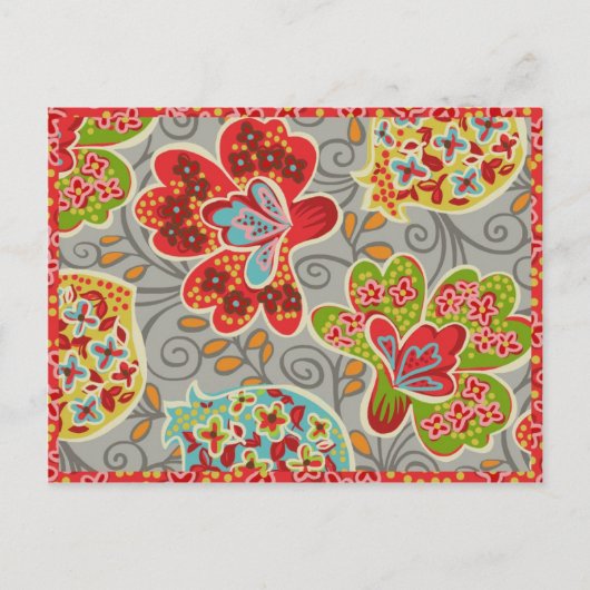 Rumba Dance - Gray Postcard Postkarte (Vorderseite)