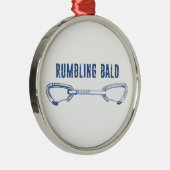 Rumbling Bald Climbing Quickdraw Ornament Aus Metall (Rechts)