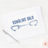 Rumbling Bald Climbing Quickdraw Rechteckiger Aufkleber (Umschlag)