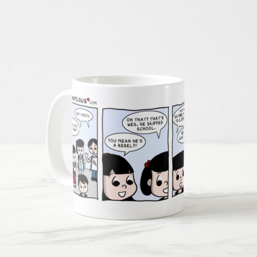 rumbuncious™ #6 kaffeetasse (Vorderseite Links)