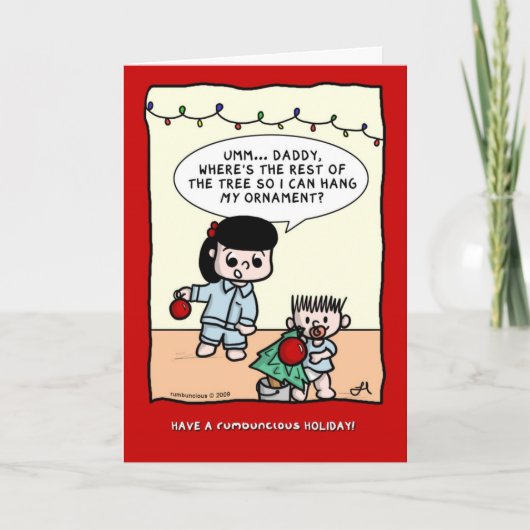 rumbuncious™ Holiday 2009 Feiertagskarte (Vorderseite)