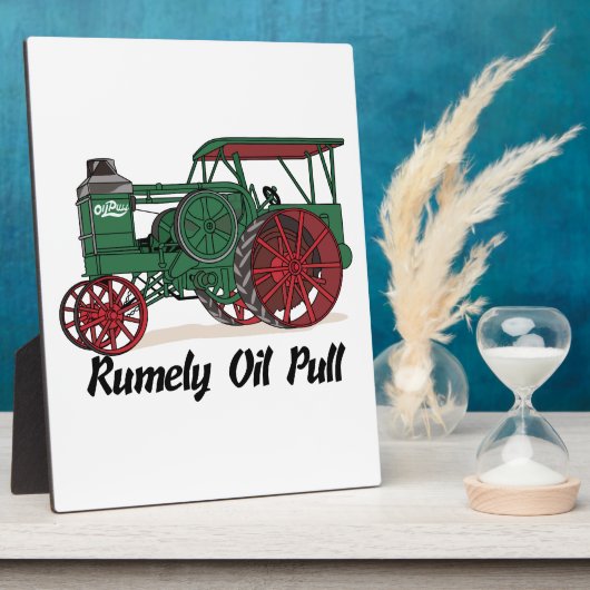 Rumely Oil Pull Traktor Fotoplatte (Seite)