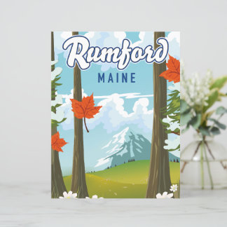Rumford Maine Reiseplakat