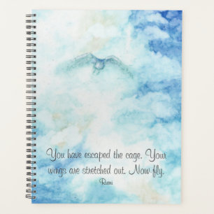 Rumi Artistic Sky Snowy Owl Planner Planer