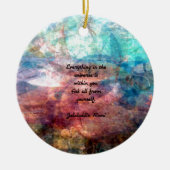 Rumi Aufschlussziffer über Energie und Universum Keramikornament (Vorne)