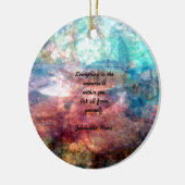 Rumi Aufschlussziffer über Energie und Universum Keramikornament (Links)