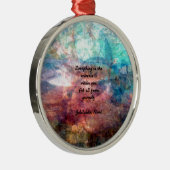 Rumi Aufschlussziffer über Energie und Universum Ornament Aus Metall (Rechts)