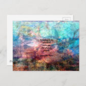 Rumi Aufschlussziffer über Energie und Universum Postkarte (Vorne/Hinten)