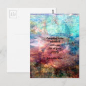 Rumi Aufschlussziffer über Energie und Universum Postkarte (Vorne/Hinten)