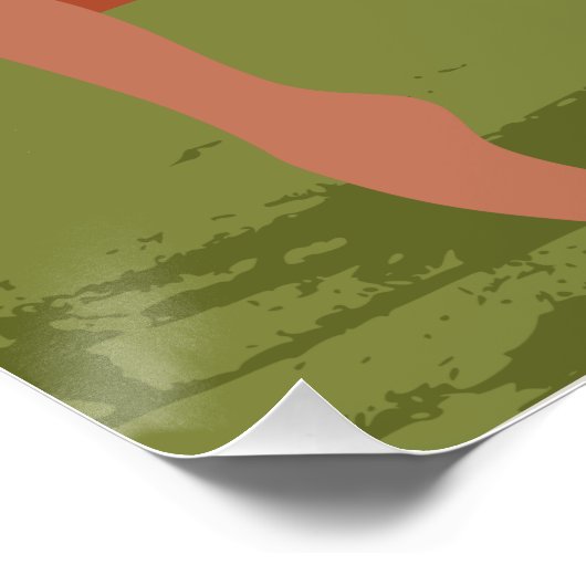 Rumi Dance Quote mit Tänzer Poster (Ecke)