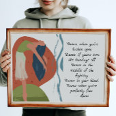 Rumi Dance Quote mit Tänzer Poster