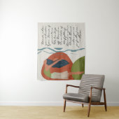 Rumi Dance Quote mit Tänzer Wandteppich (Beispiel)