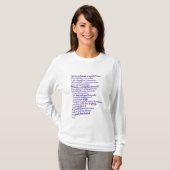 Rumi: der Mensch ist ein Gasthaus T-Shirt (Vorne ganz)