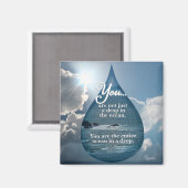 Rumi - Ein Tropfen ins Meer Magnet (Vorderseite/Rückseite)