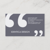 rumi Erfolgszitat Visitenkarte (Rückseite)