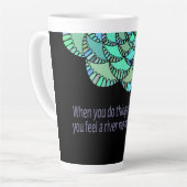 Rumi Fluss in Ihrem Zitat Milchtasse (Linke Ecke)