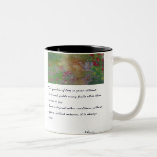 Rumi Garten der Liebe Zweifarbige Tasse