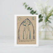 Rumi Gedicht Postkarte (Stehend Vorderseite)