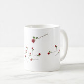 Rumi Herz-Zitat-Tasse Kaffeetasse (VorderseiteRechts)