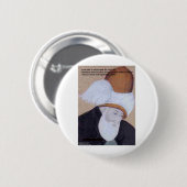 Rumi "Hindernisse für die Liebe" Zitat auf Geschen Button (Vorne & Hinten)