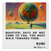RUMI HOPE QUOTE POSTER (Vorderseite)