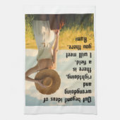 Rumi-ich treffe dich dort geschirrtuch (Vertikal)