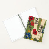 Rumi in Garden Rezepte Notizblock (Innenseite)