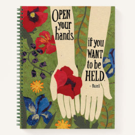 Rumi in Garden Rezepte Notizblock