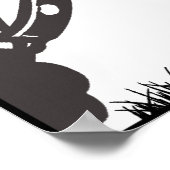 Rumi Inspiration. What you seek is seeking you . Poster (Ecke)