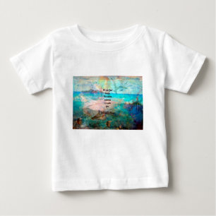 Rumi Inspiration Zitat über das Universum Baby T-shirt