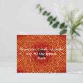 Rumi Inspirational Quotation Sprichwort über den G Postkarte (Stehend Vorderseite)