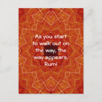 Rumi Inspirational Quotation Sprichwort über den G