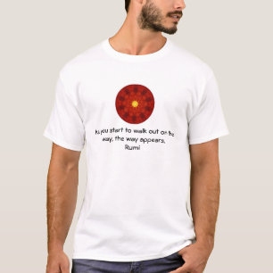 Rumi Inspirational Quotation Sprichwort über den G T-Shirt