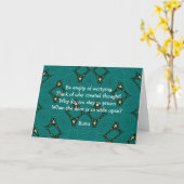 Rumi Inspirational quote With Tribal Design Karte (Gelbe Blume)