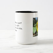 Rumi Licht-Zitat-Tasse Zweifarbige Tasse (Mittel)