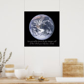 Rumi Liebe Earth Poster (Küche)