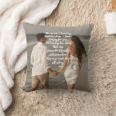 Rumi Liebe Story Ihr Foto Gedicht hinzufügen Kissen (Decke)