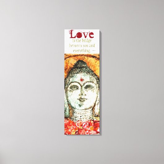 Rumi Liebe Zitat Buddha Art Canvas Print Leinwanddruck (Vorderseite)