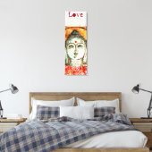 Rumi Liebe Zitat Buddha Art Canvas Print Leinwanddruck (Insitu (Schlafzimmer))