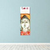 Rumi Liebe Zitat Buddha Art Canvas Print Leinwanddruck (Insitu (Holzboden))