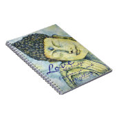 Rumi Liebe-Zitat-Buddha-Kunstzeitschrift Notizblock (Rechte Seite)